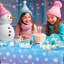 Snowflake Tableclot,3 Pcs Winter Wonderland Tablecloth Set