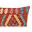 Coussin rustique tissé à la main kilim Rustic Mcbride - 17 po x 18 po-35061918-35061907