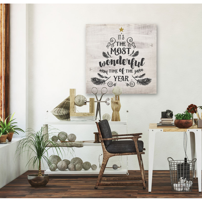 « most merveilleuse time », art textuel, H 10 po x l 10 po x P 1,5 po, Toile tendue
