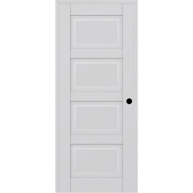 Intérieur moderne en bois manufacturé apprêté CA 4 DIY, 29,75 po x 79,37 po, Gauche
