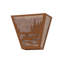 Rustic Lodge 2 - Light Flush Mounted Sconce-124967848-124967851