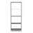 Shant 64.4"H Steel Standard Bookcase-899333803
