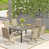 Brush Wood Gray Table/Sandshell Chair is out of stock