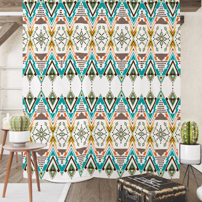 Geometric Shower Curtain