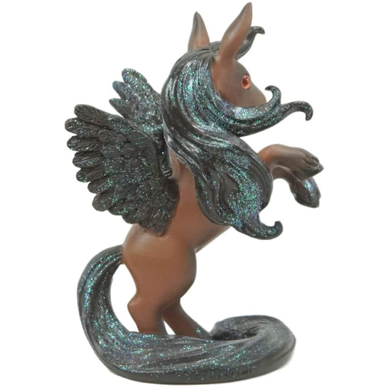 Figurine de cheval pegasus Afia, Turquoise