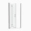 Porte de douche pivotante universelle à réglage de 1 3/8 po avec verre trempé de 1/4 po-120178753
