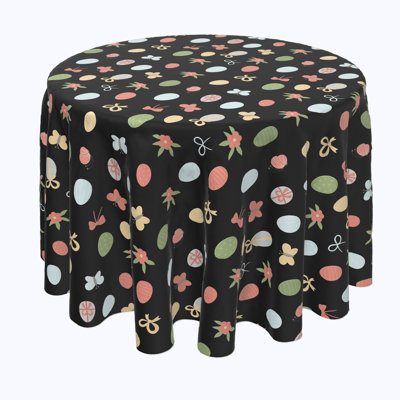 Jasper Floral Round Easter Tablecloth