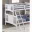 Lit superposé simple au-dessus d'un lit double avec échelle Modern Modern-1772398056