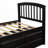 Coverson Twin Storage Platform Bed, Solid Wood Bed with 6 Drawers-409638593