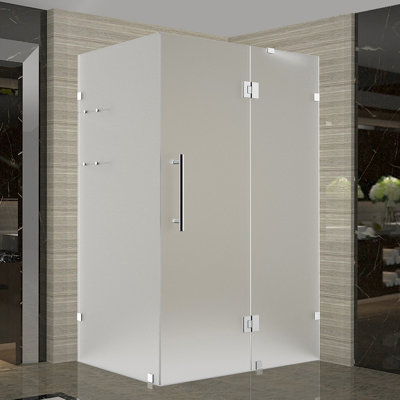 Cabine de douche rectangulaire à charnière 37 po x 72 po Avalux GS