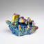 Rainbow Aura Quartz Crystal Cluster (383.6 Grams)