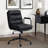 Modern and comfortable removable office chair with wheels and upholstered backrest armrests for bedroom, study, computer room, office-1412254221