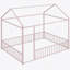 Structure de lit en métal avec clôture, idéale pour les enfants, les adolescents, les filles et les garçons pour profiter d'un espace de sommeil et de jeu sécuritaire et amusant-2097968170