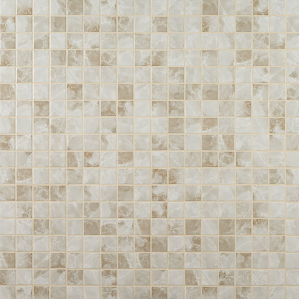 Ebonerra 12 in. x 12 in. Matte Porcelain Mosaic Floor and Wall Tile