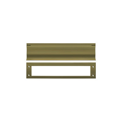 Deltana MS0030U5 Mail Slot; Heavy Duty; Antique Brass Finish