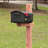Patriot Plastic Post Mount Mailbox Black-1170736692
