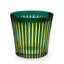 Prism Ice Bucket & Tongs - Emerald/Peridot