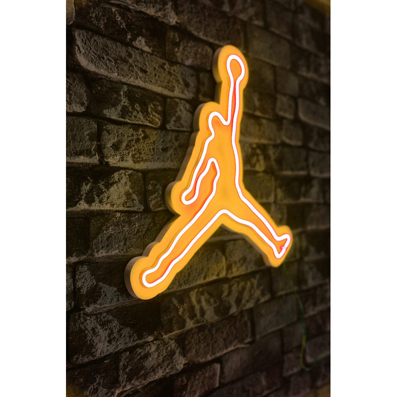 Flexible LED Neon Lighting Strip, Waterproof IP67, 16.5 x 15.7 x 0.8 inches | 20.16W, DC 12V, PVC Foam Template, Type C Plug | Bright Yellow, Perfect for Home Décor, Parties & Events, Easy Installation