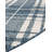 Tereon Plaid Machine Made Power Loom Polypropylene Plastic Indoor/Outdoor Area Rug in Blue/White-83713273