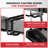 4PCS Garage Tool Storage Rack, Heavy Duty Garage Storage Organizer Rack System Wall Mounted Tool-1363820091