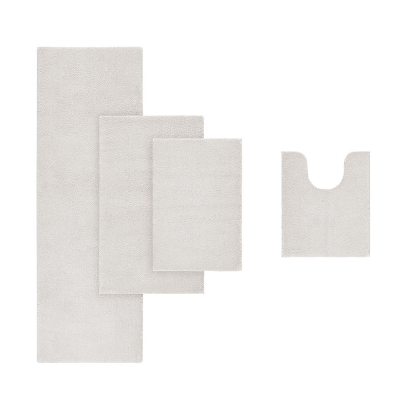 Bath Rug, Taupe, Rectangle 1'8" x 2'6"