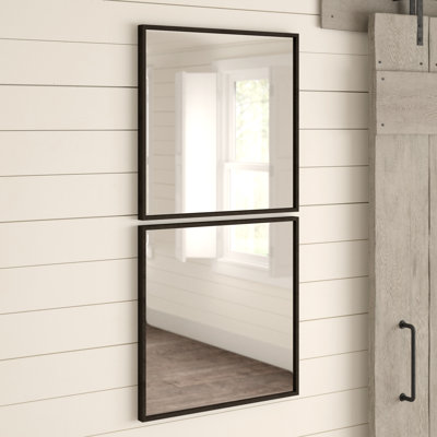 Pinerolo Wood Flat Wall Mirror