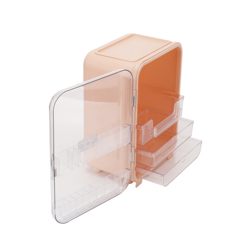 Plastic Makeup Organiser, Orange