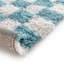 Rodrion Chequered Shag Area Rug-940407222