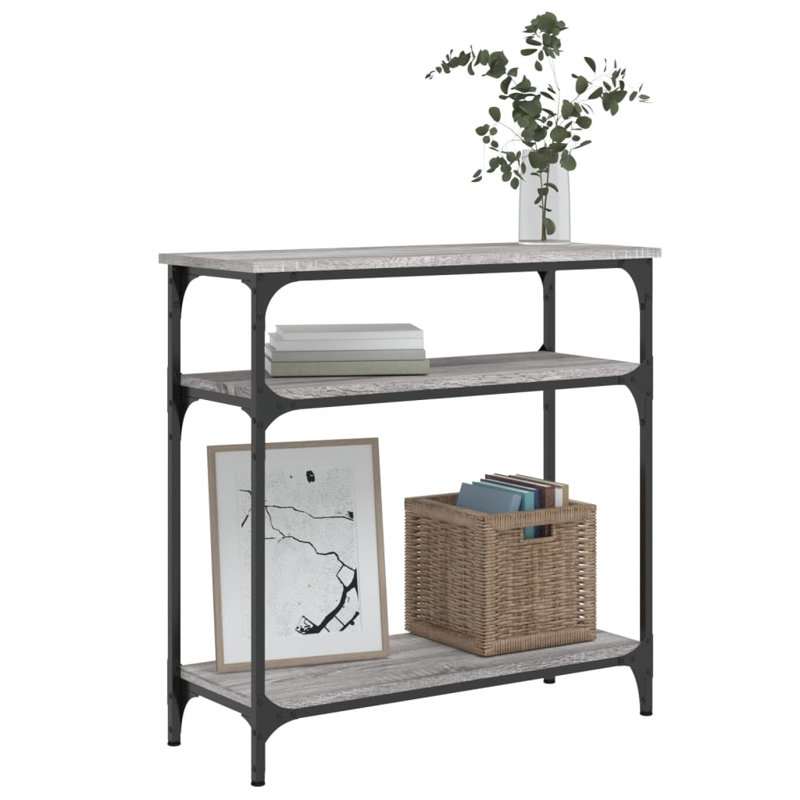 Console Table, Grey Sonoma, 75cm H x 75cm W x 29cm D