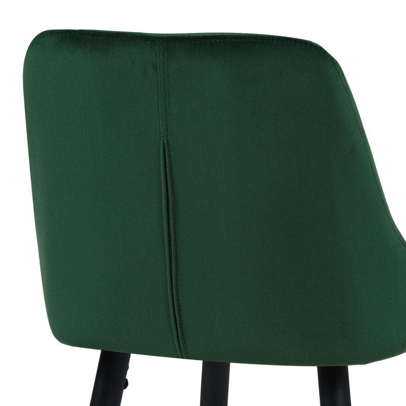 Tabouret de bar 30 po Scheel (ensemble de 2), Vert foncé
