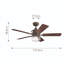 Marcy 52cm Ceiling Fan with Light Kit