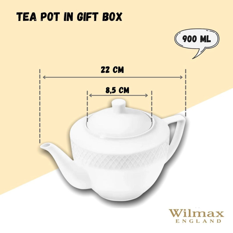 Wilmax Julia Diamond Collection Teapot 900ml