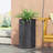 Modern Magnesium Oxide Planter Gray - 10.73 In. Depth & Width, 24.89 H For Outdoor Use Height, 16.75 Lb