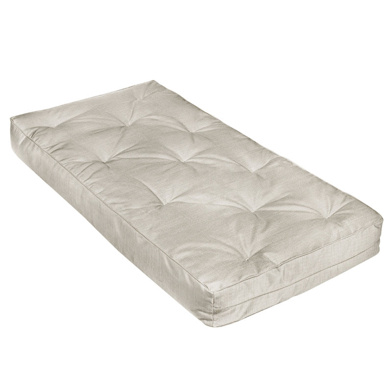 Matelas de futon simple en mousse à mémoire de forme 5 po Lavendon, Ivoire Andrew, 5 pouces