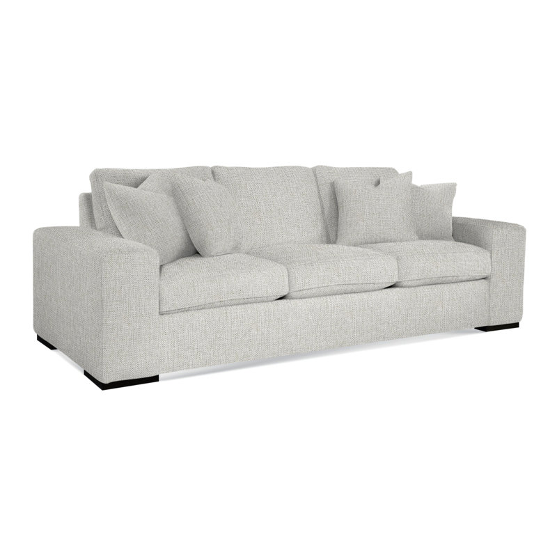 Memphis Sofa, Black , Basic Blue 100% Polyester