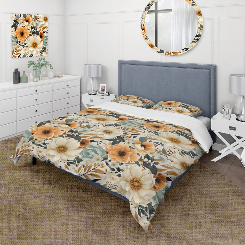 Ensemble de housse de couette blanc et jaune, Housse de couette pour très grand lit et 2 très