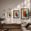 Bauhaus Composition Geometric - Print-920103183-920103181
