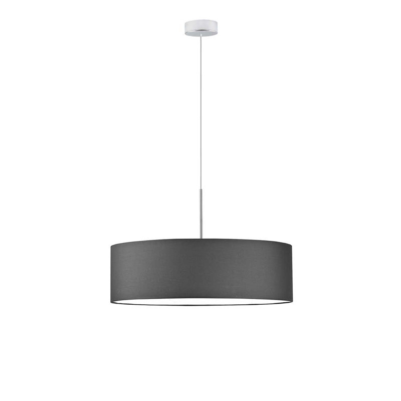 Aubrionna 4 - Light Drum Pendant, Chrome, Graphite