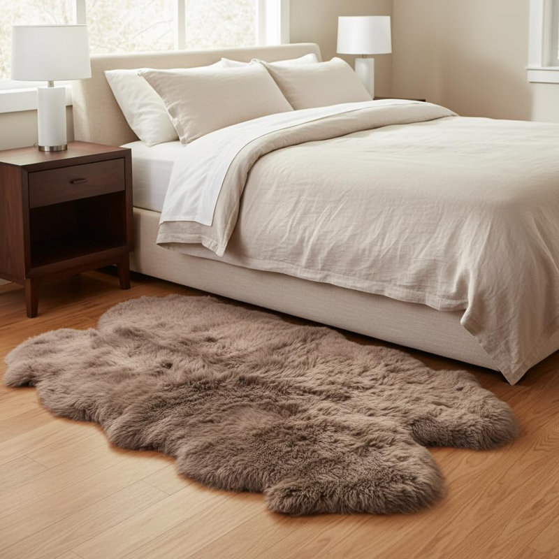 Pliner Sheepskin Indoor Rug, Novelty 4' x 6'