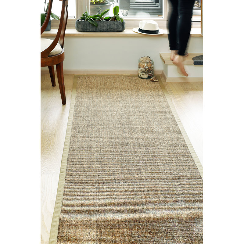 Cahto Solid Colour Hand Woven Area Rug, Runner 80 x 200cm