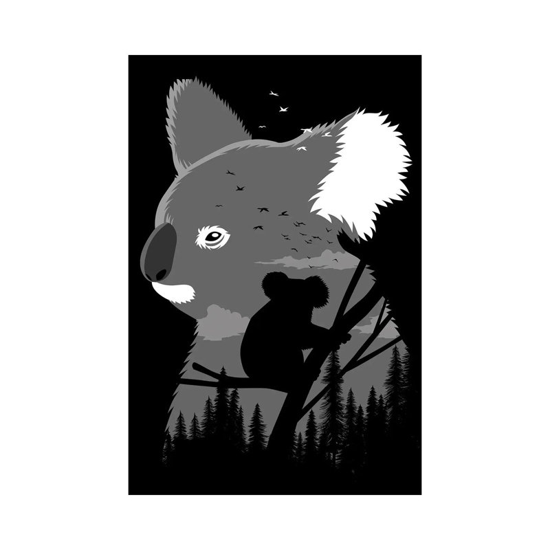 Koala Australia by Alberto Perez - Wrapped Canvas Print, 66.04cm H x 45.72cm W x 1.905cm W