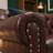 78.7" Leather Rolled Arm Sofa -591420817