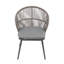 Chaise de patio Brittenham résistante aux intempéries-383255147