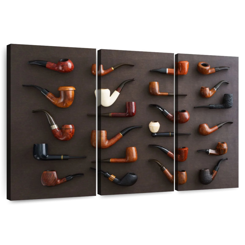 Collection de tuyaux de fumage Senne, H 24 po x l 38 po