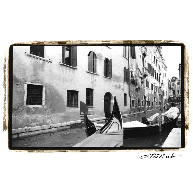 Venetian Waterway - Wrapped Canvas Print, 20cm H x 30cm W x 3.8cm D