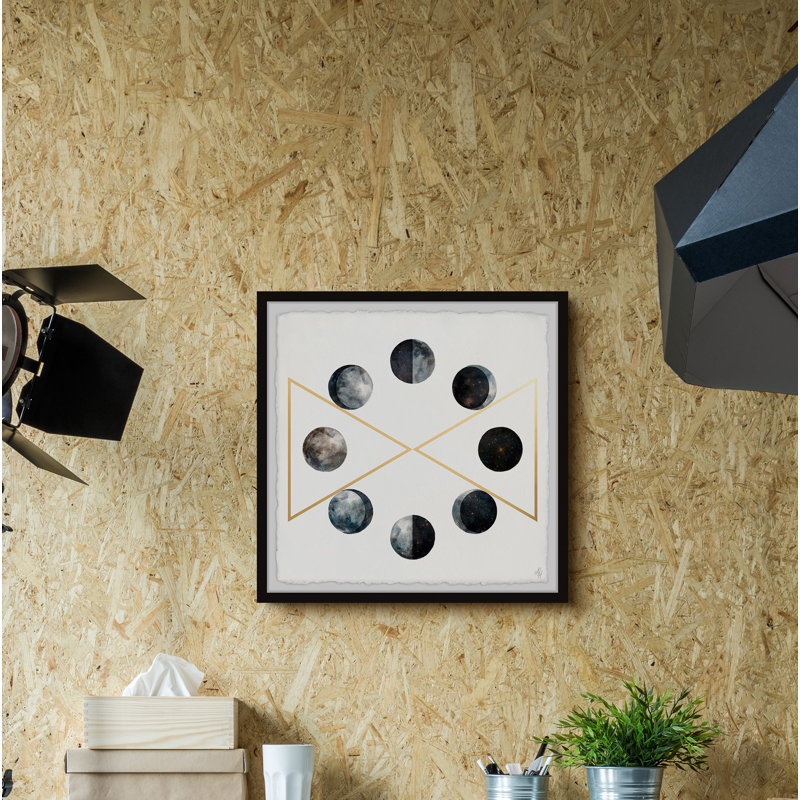 Frances Bean Phases Of The Moon IV - Single Picture Frame Painting, 41cm H x 41cm W