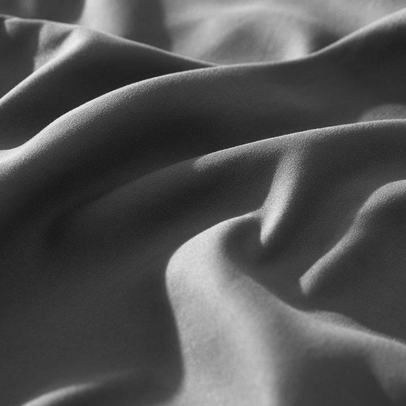 Ensemble de draps en microfibre rafraîchissant Nanotex avec poches profondes, Gris