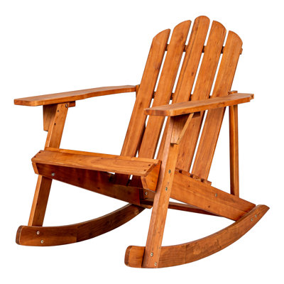 Avemaria Solid Wood Rocking Adirondack Chair