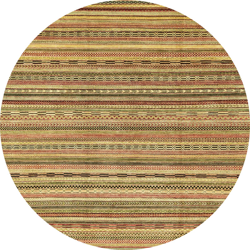 Tapis abstrait moderne 2221, Rond 7 pi