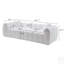 Marshmallow Cloud Compressed Sofa